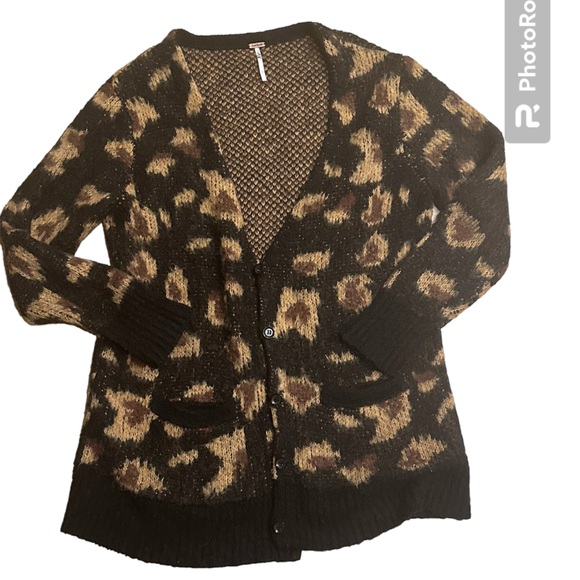 Free People Sweaters - Free People oversized wool blend cardigan.FINAL PRICE.